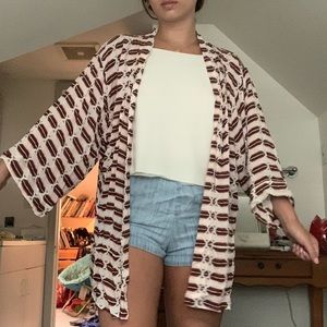 Acacia Tribal Print Kimono/Cover-Up